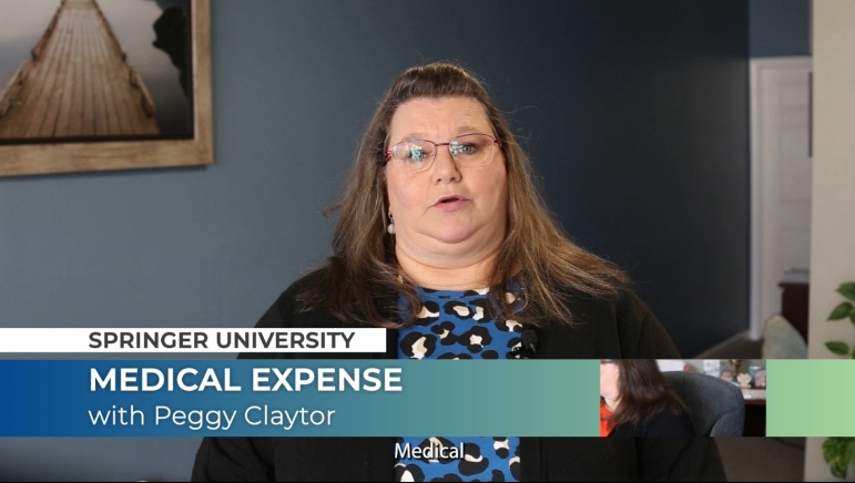 Screen Grab from  Medical Expense Payments 